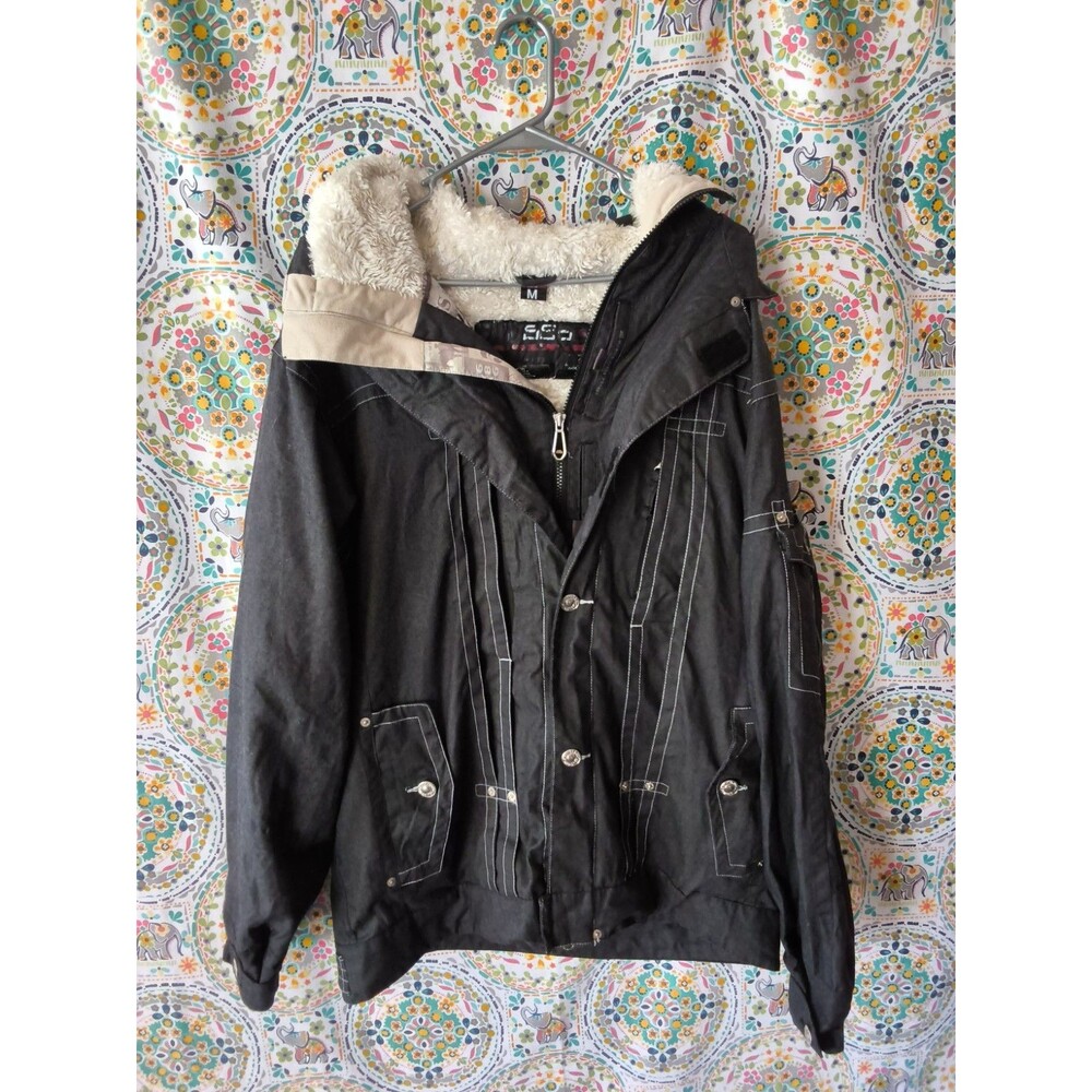 Levi’s x 686 Times Line Technical Snowboard Jacket MED 2008 Collab Grail RARE